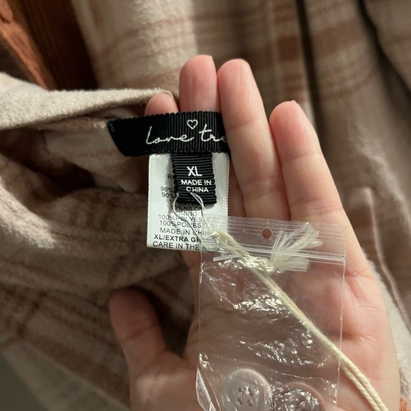 Reversible rust colored corduroy and plaid jacket NWT - Picture 7 of 9